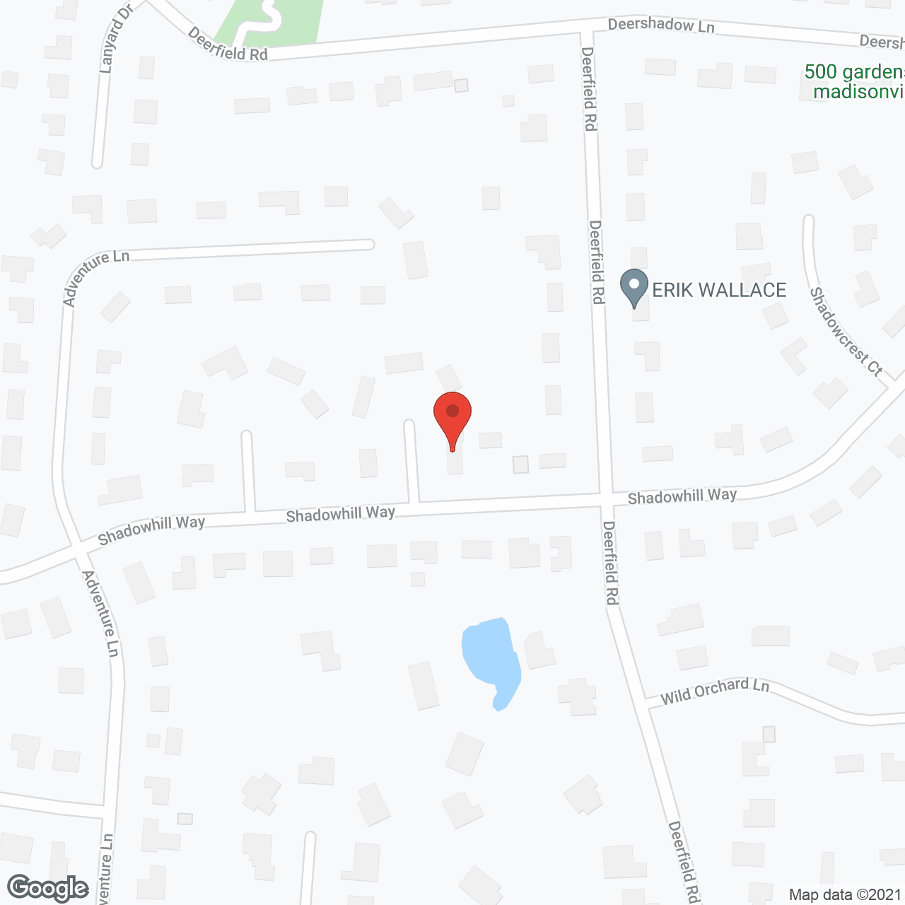 Map of the neighborhood around Our Family Home at Bramblewood