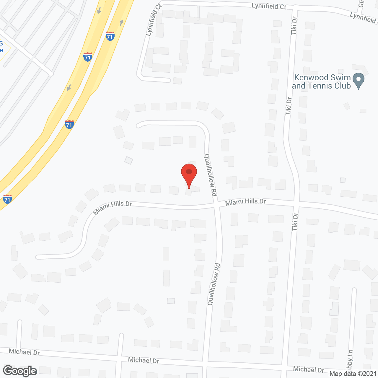 Map of the neighborhood around Our Family Home at Miami Hills
