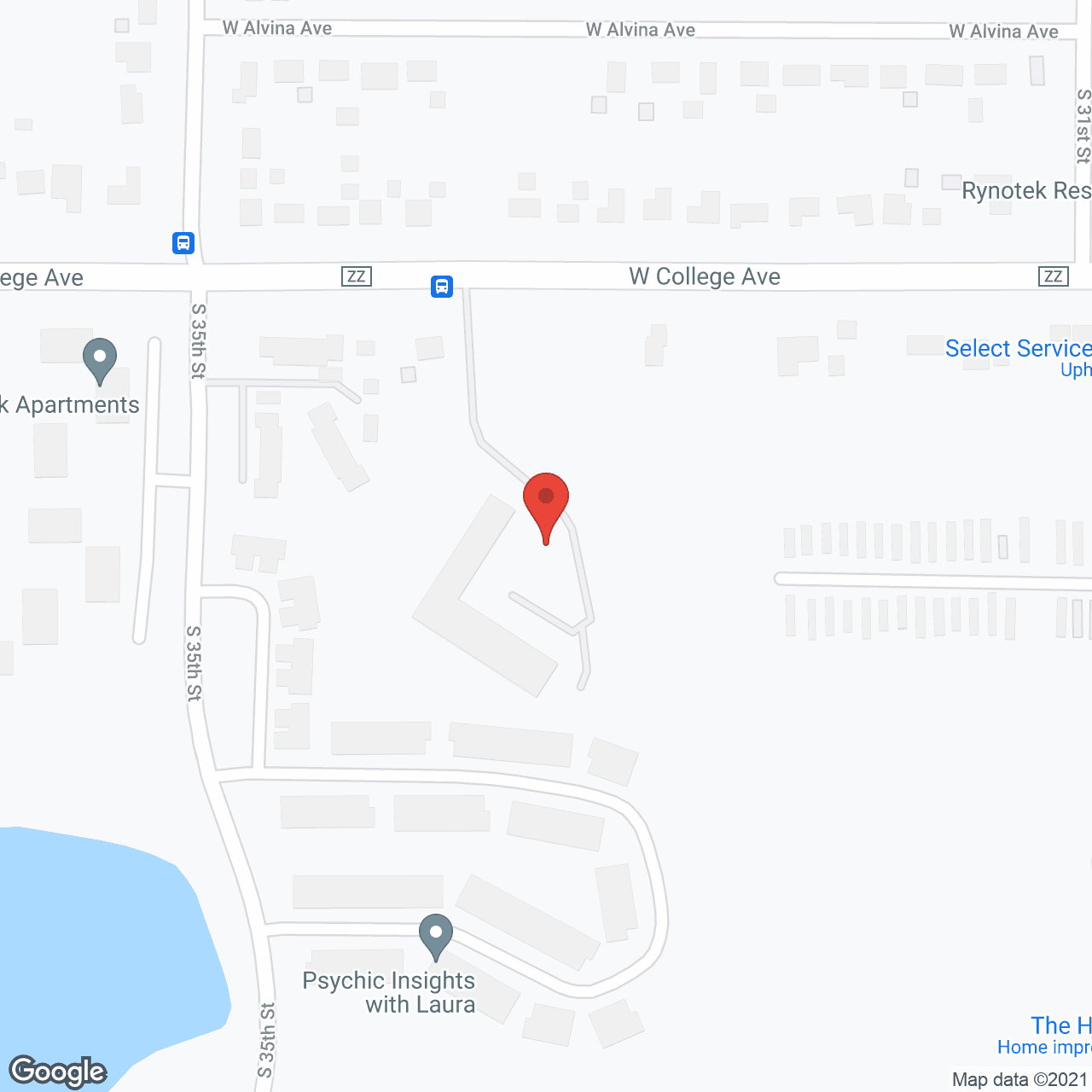 Map of the neighborhood around The Woods of Cedar Village