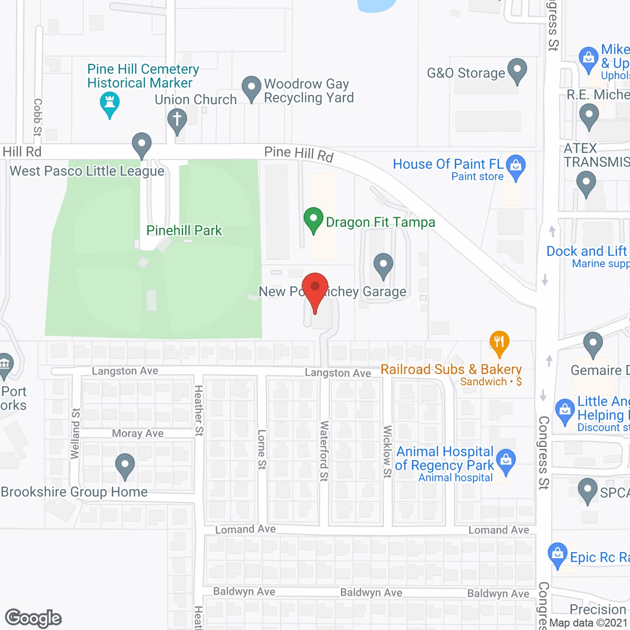 Map of the neighborhood around American Well Care