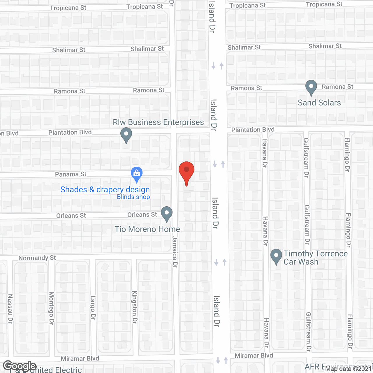 Map of the neighborhood around First Choice Assisted Living Facility