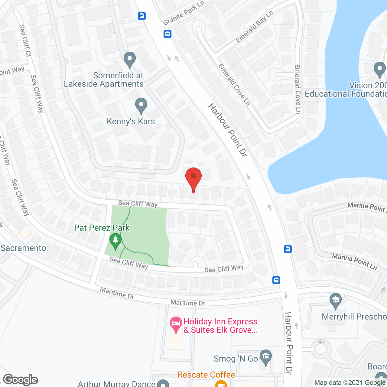Map of the neighborhood around Senior Sweet Home