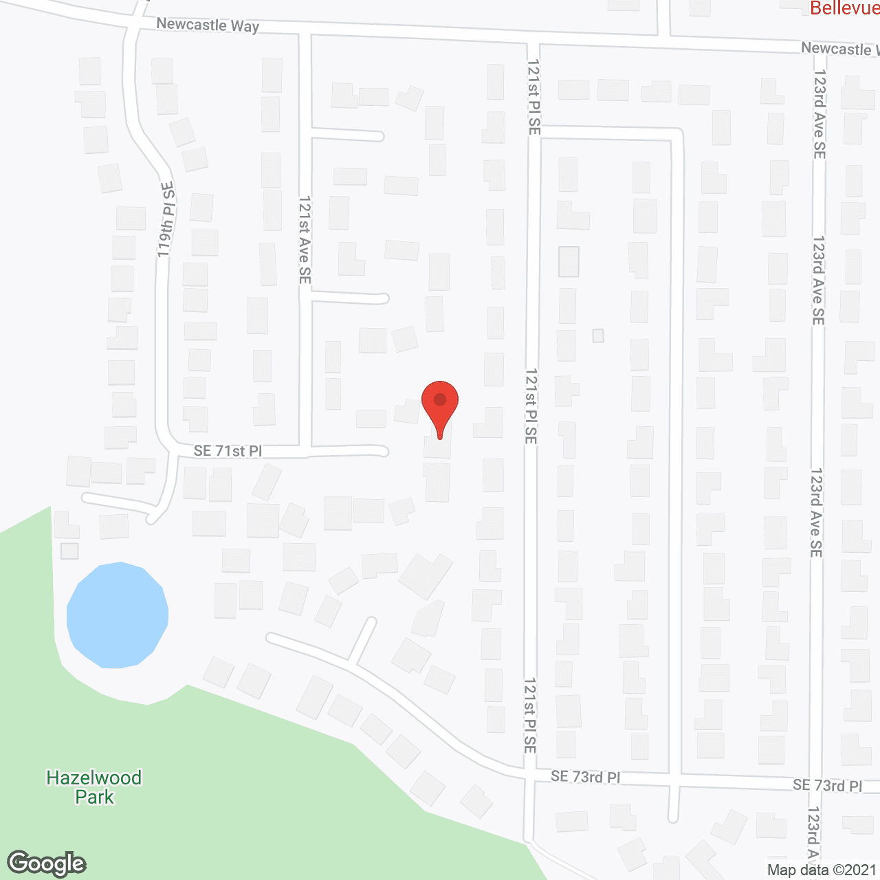 Map of the neighborhood around Immanuel Adult Family Care