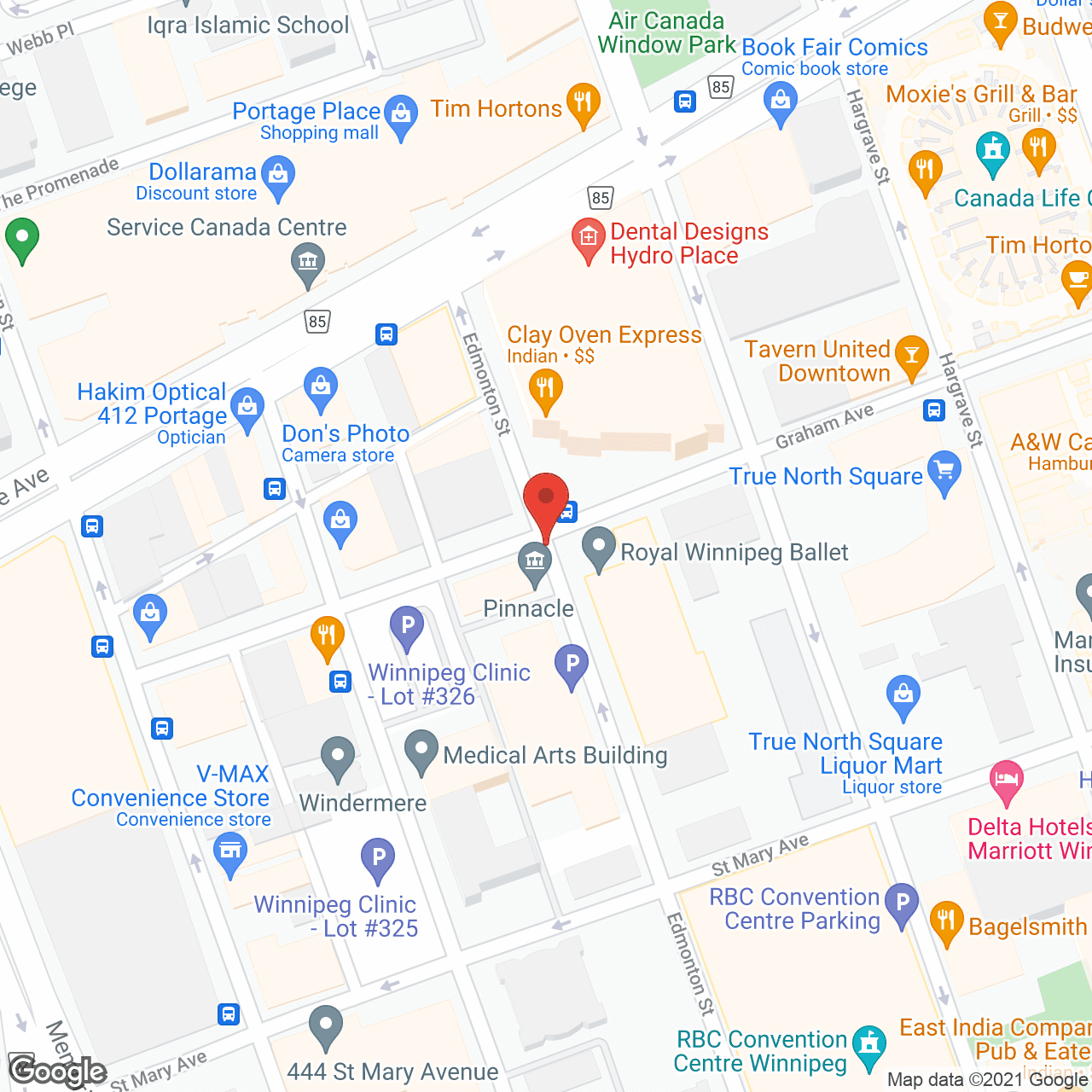 Map of the neighborhood around Villa Heidelberg Inc