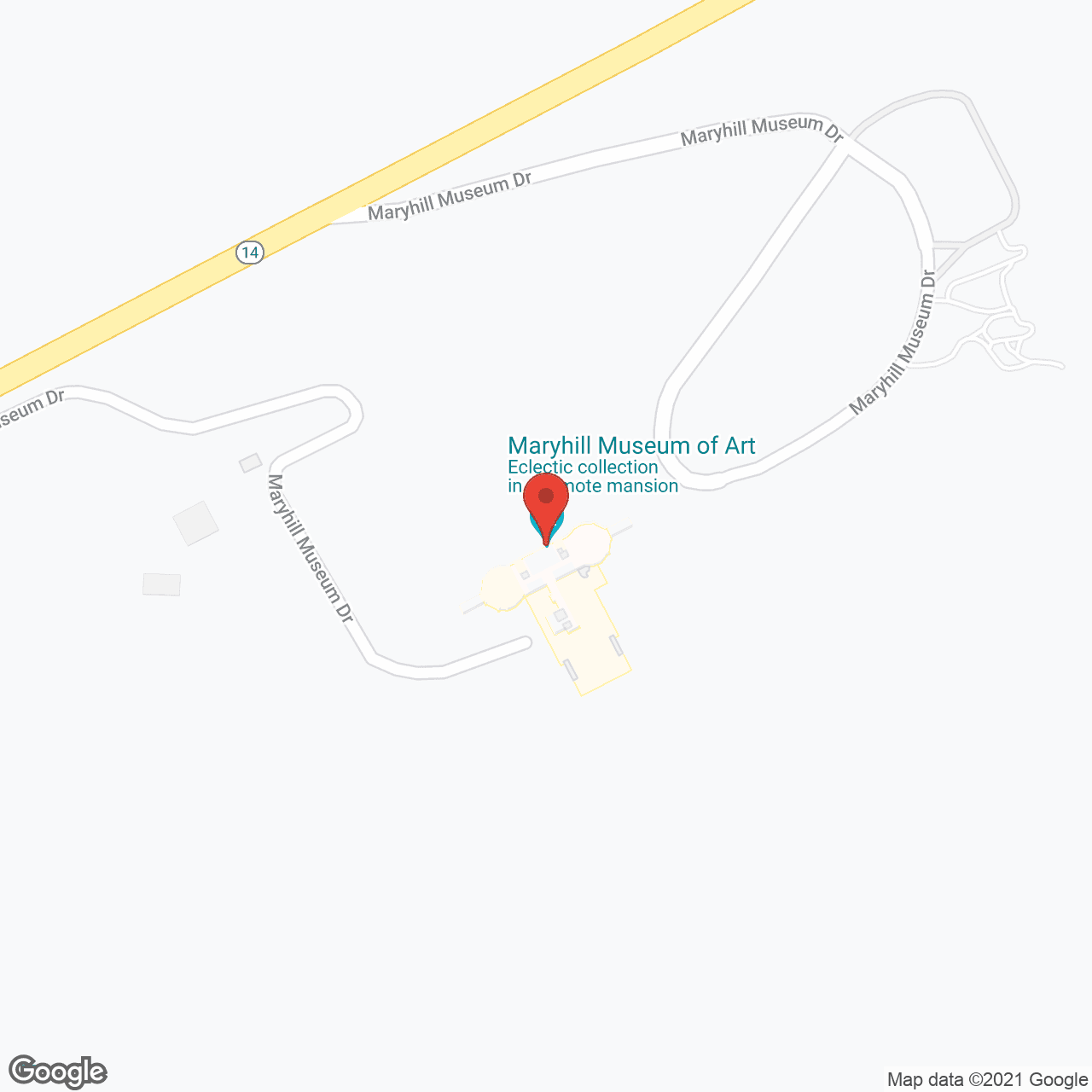 Map of the neighborhood around Twin Oaks Of Maryhill