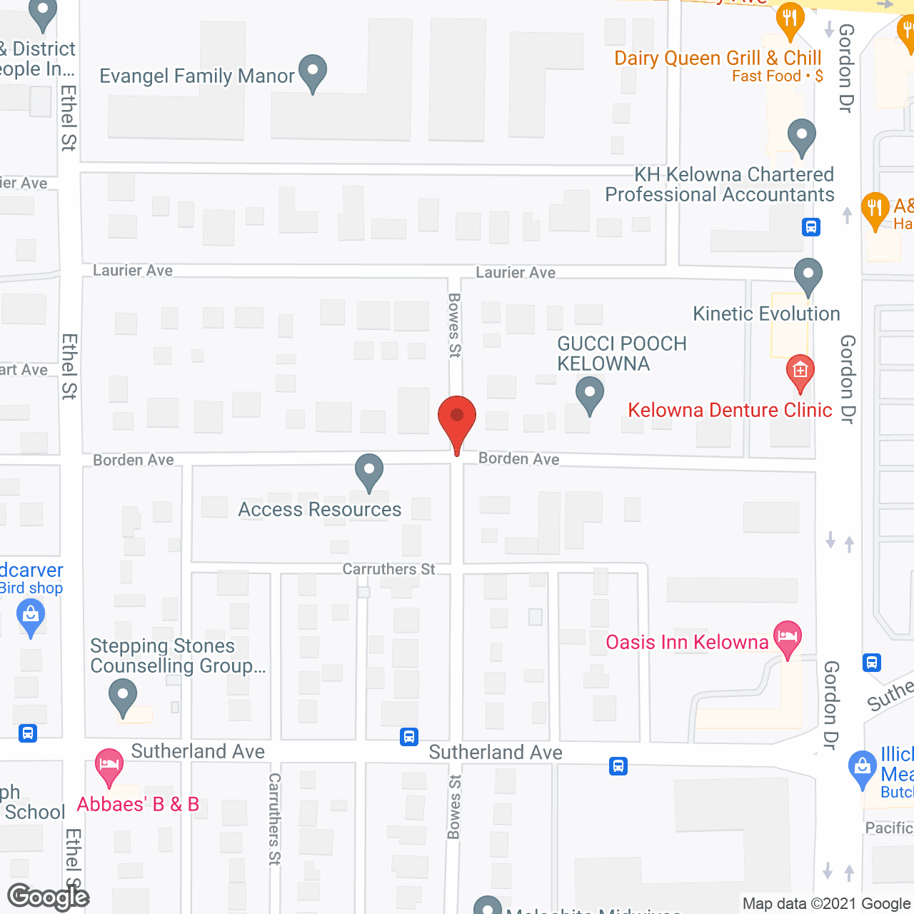 Map of the neighborhood around Somerset House