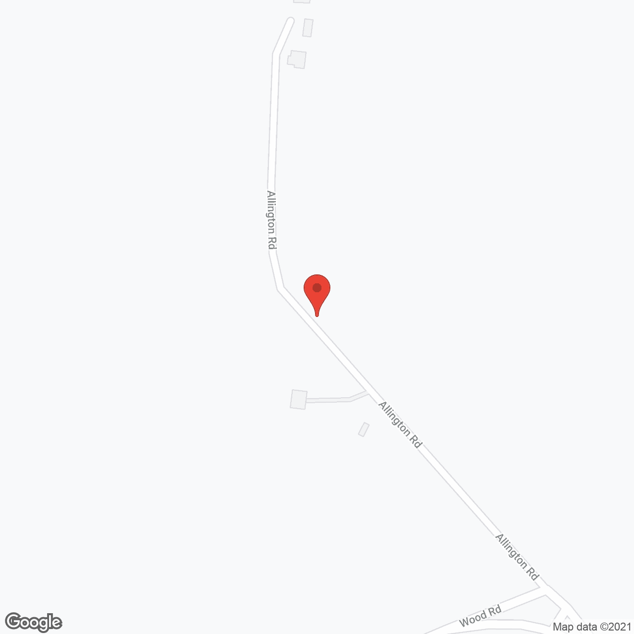 Map of the neighborhood around Shardon Manor