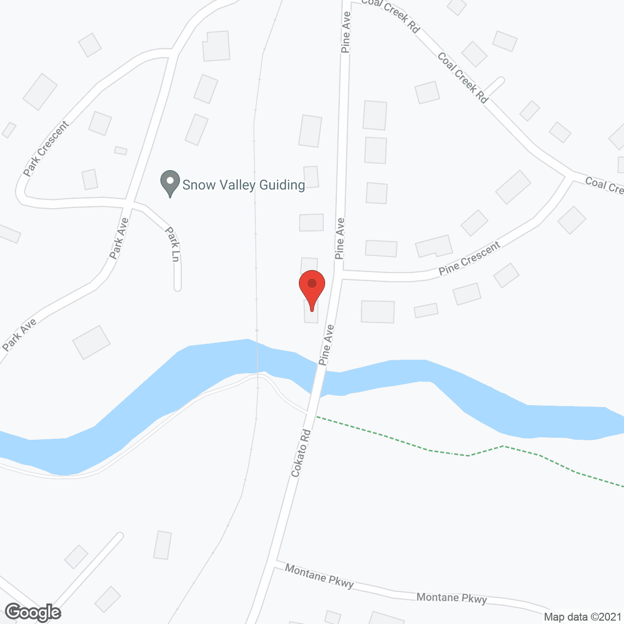 Map of the neighborhood around Senior Citizens Drop