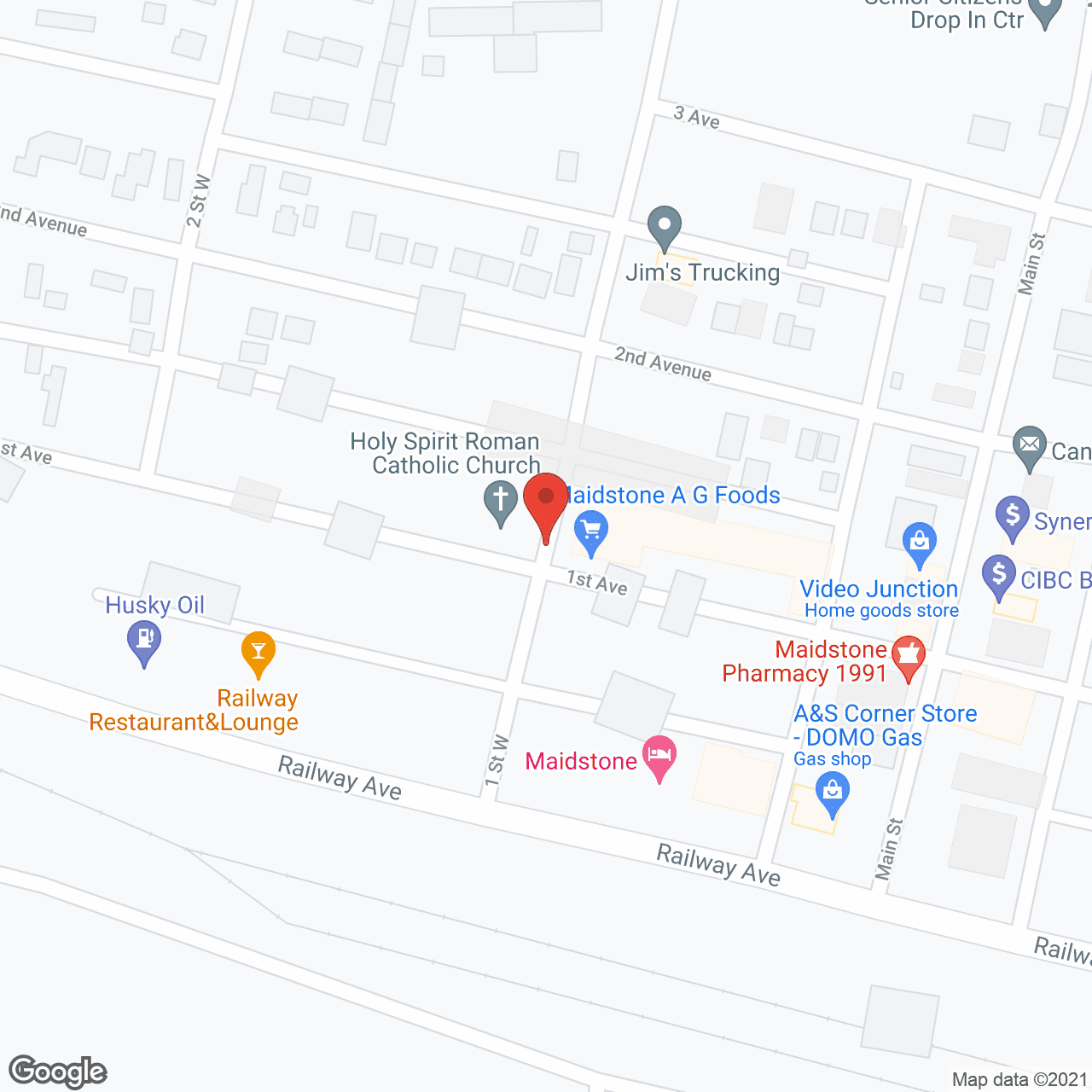 Map of the neighborhood around Pine Island Lodge