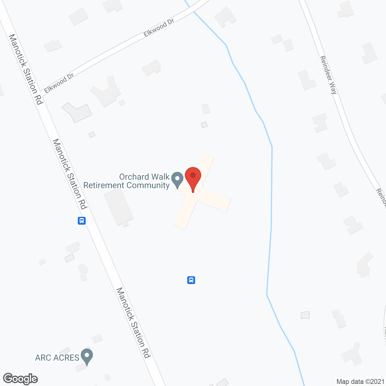 Map of the neighborhood around Orchard View Living Ctr