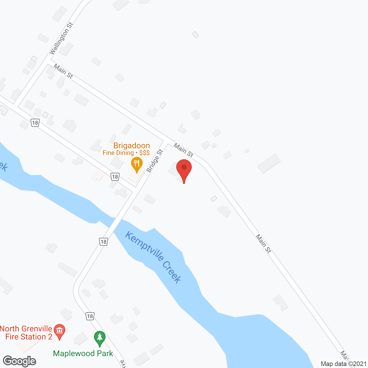 Map of the neighborhood around Olde Mill Guest Home
