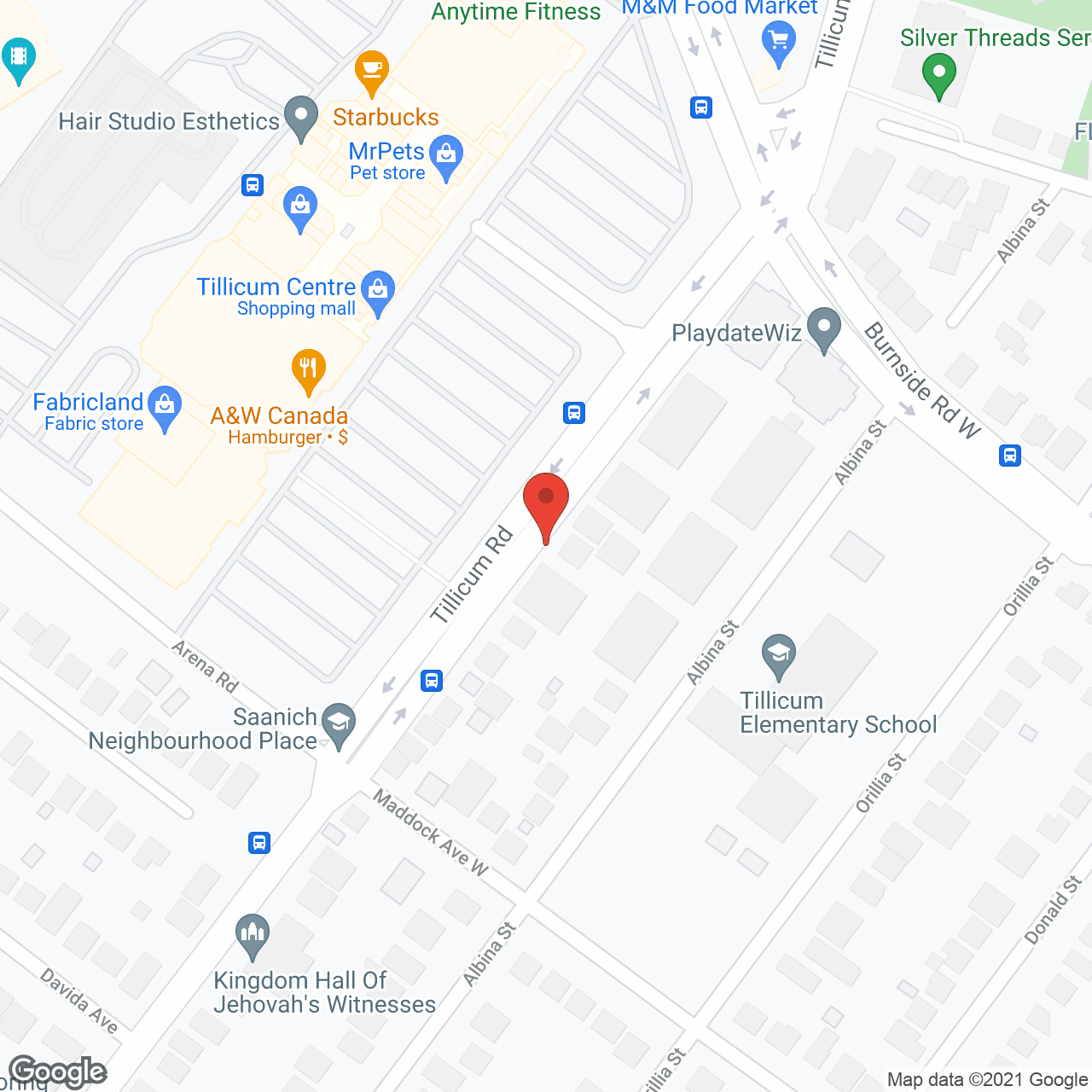 Map of the neighborhood around Montague House Ltd