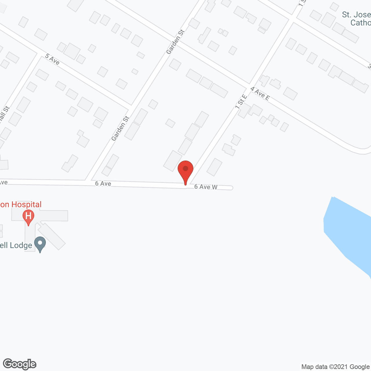 Map of the neighborhood around Kelvindell Lodge
