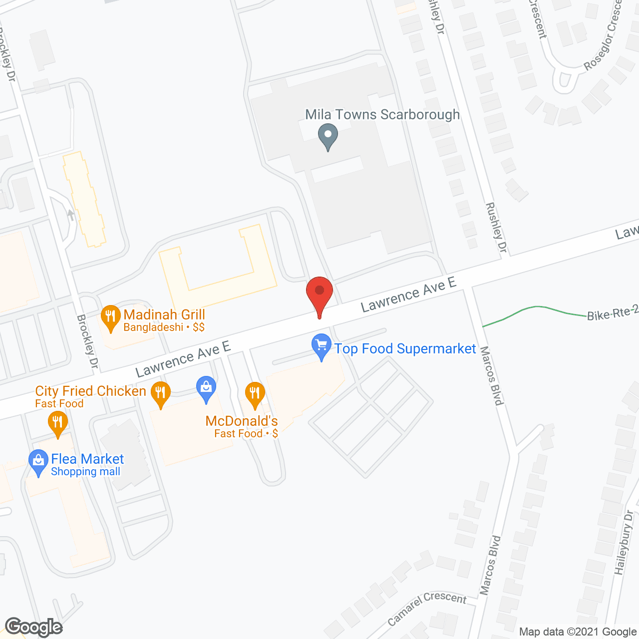Map of the neighborhood around Greenview Lodge