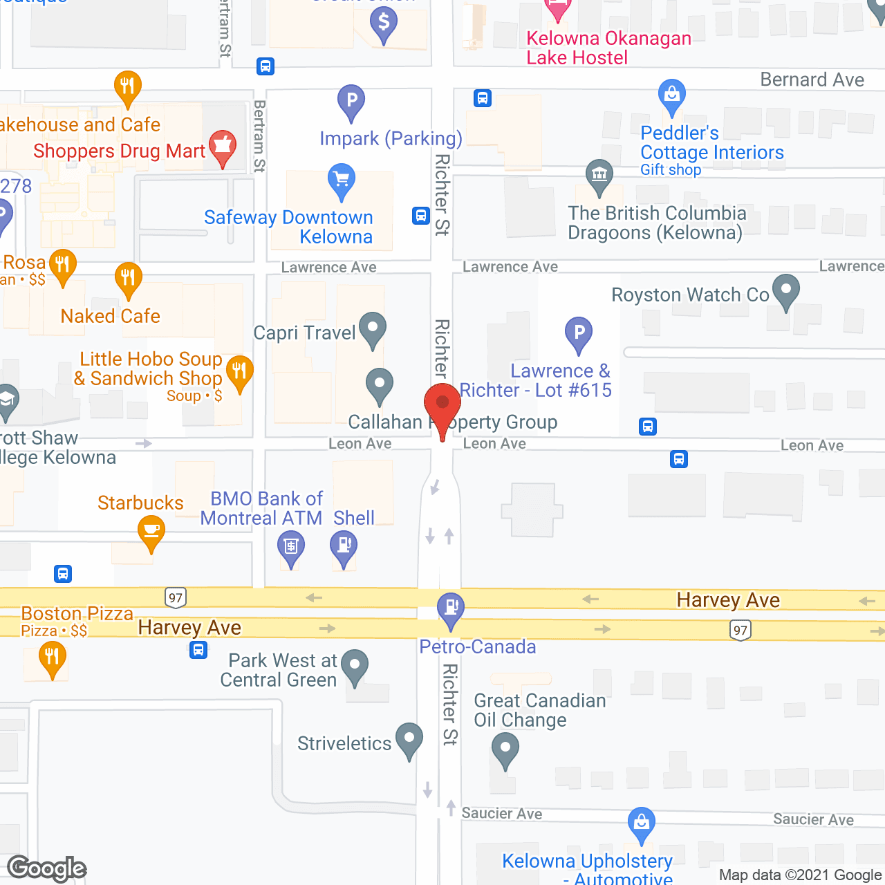 Map of the neighborhood around Dorchester Retirement