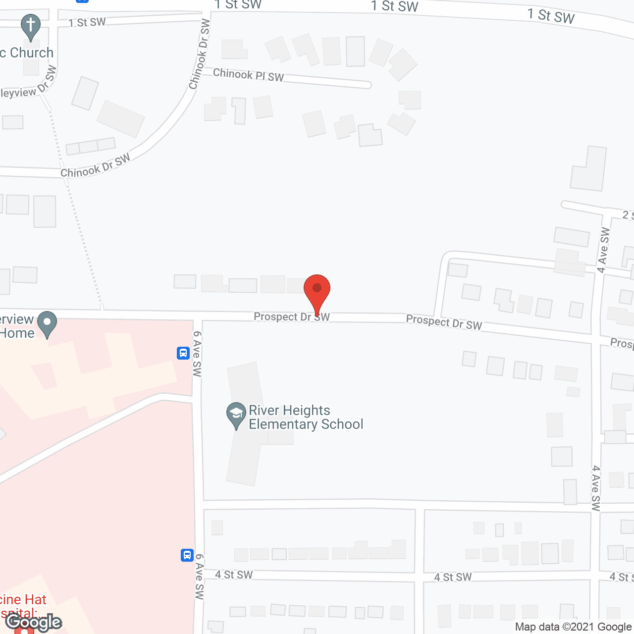 Map of the neighborhood around Central Park Lodge