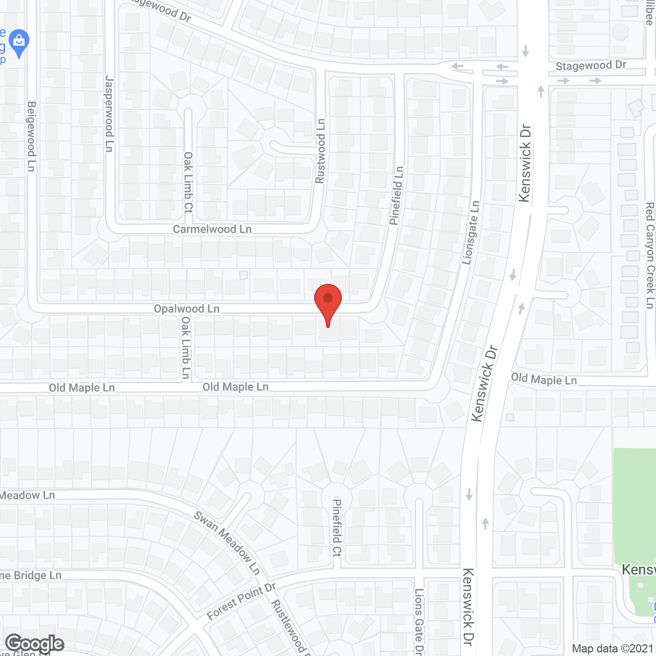 Map of the neighborhood around Compassionate Home Care