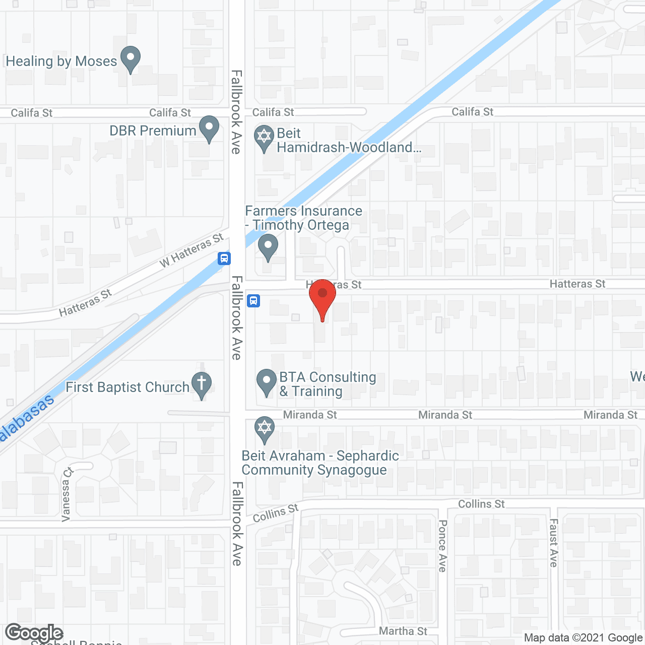 Map of the neighborhood around True Living Care