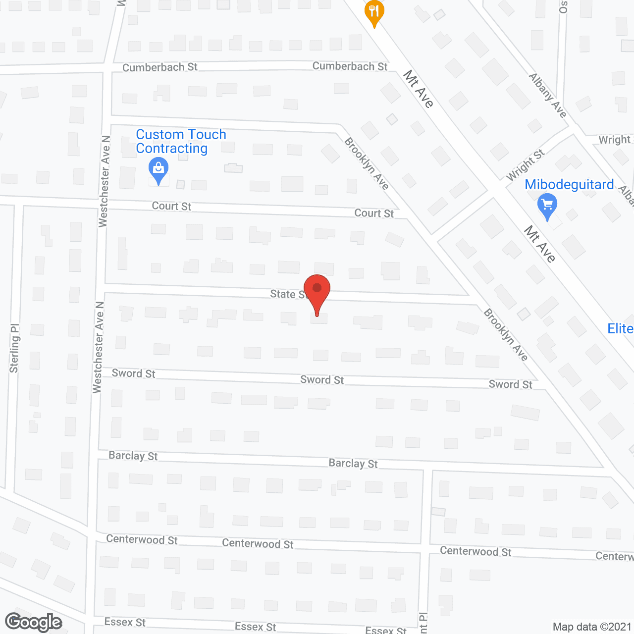 Map of the neighborhood around Home with a Hope