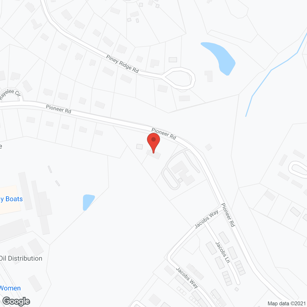 Map of the neighborhood around Sunrise Village