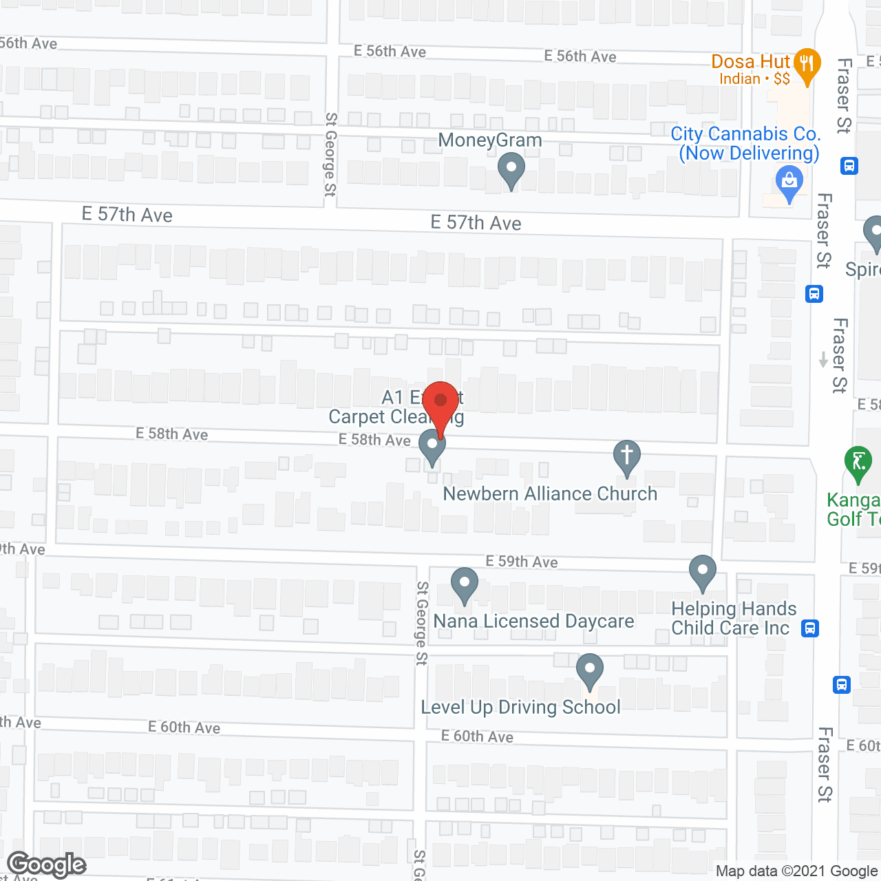 Map of the neighborhood around Southview Terrace