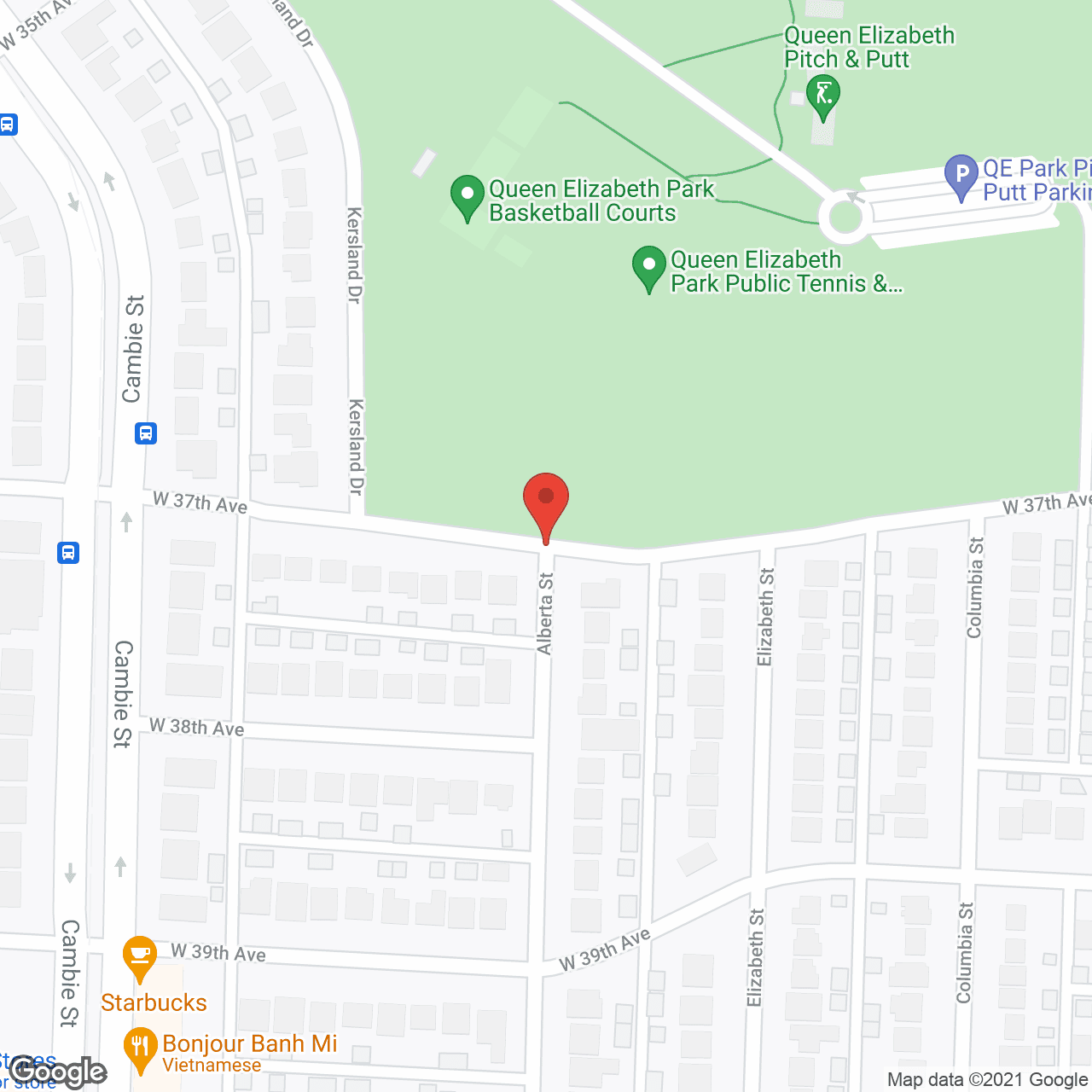 Map of the neighborhood around Southvan Manor