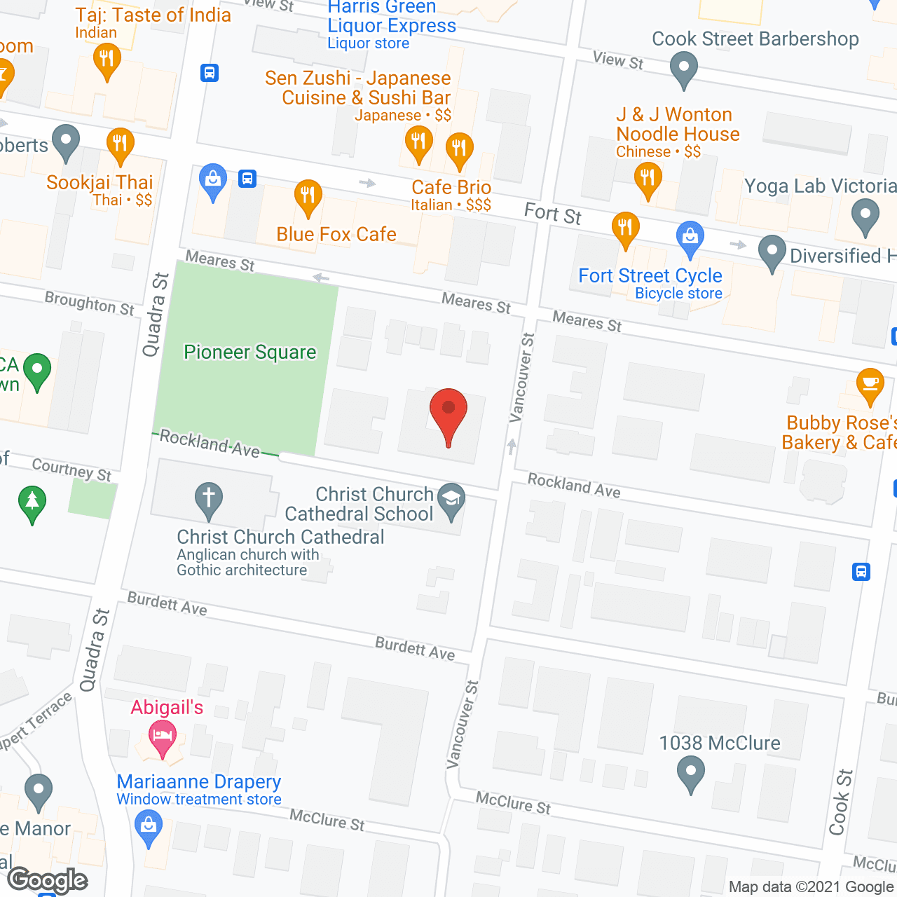 Map of the neighborhood around Mount Edwards Court