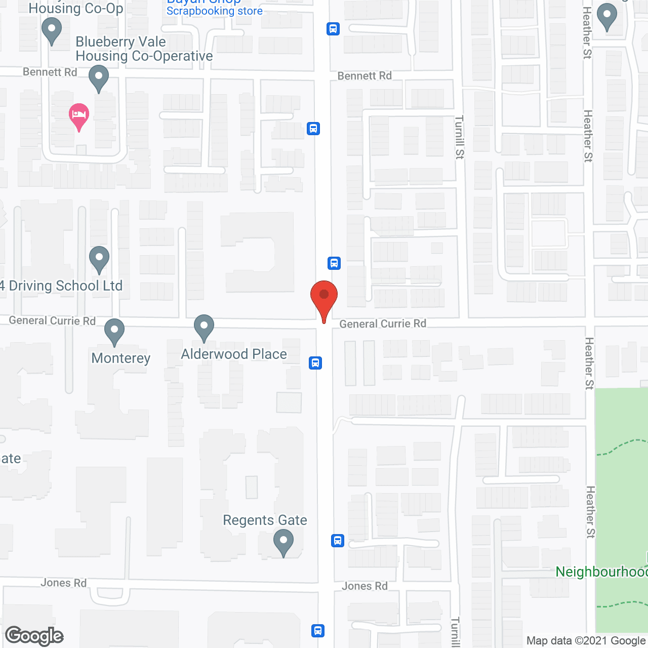 Map of the neighborhood around Alderwood Place