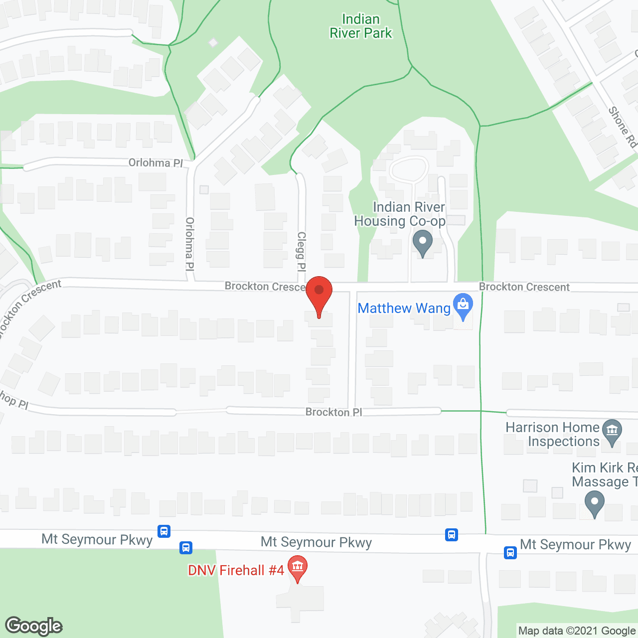 Map of the neighborhood around Indian River Co-Op