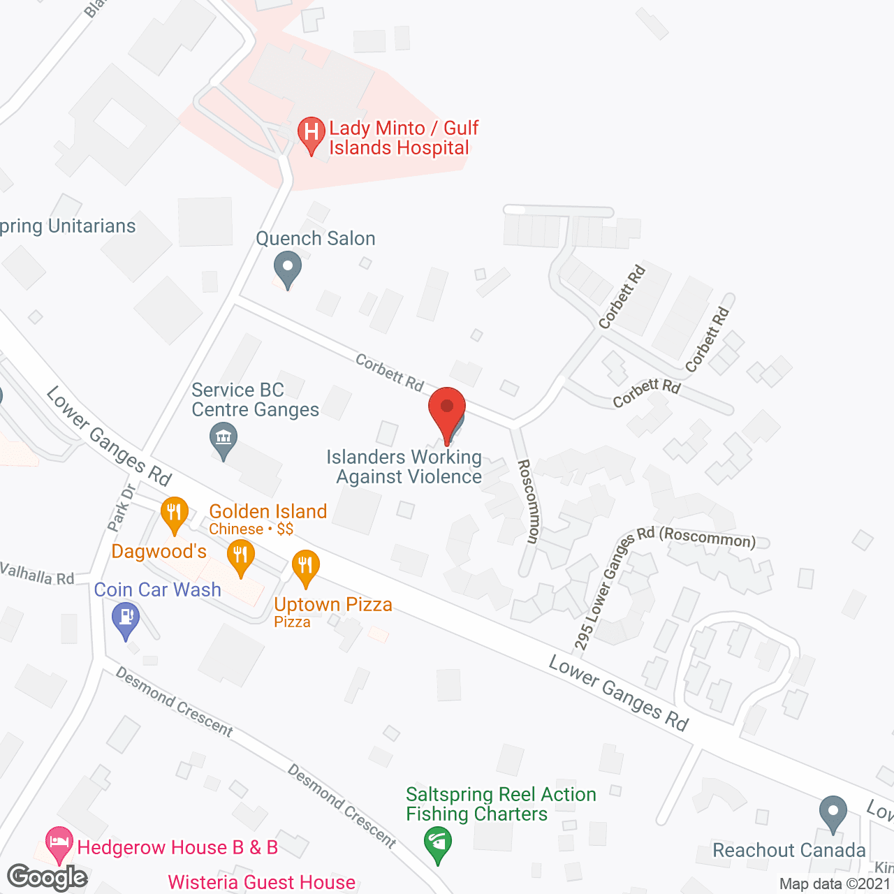 Map of the neighborhood around Croftonbrook