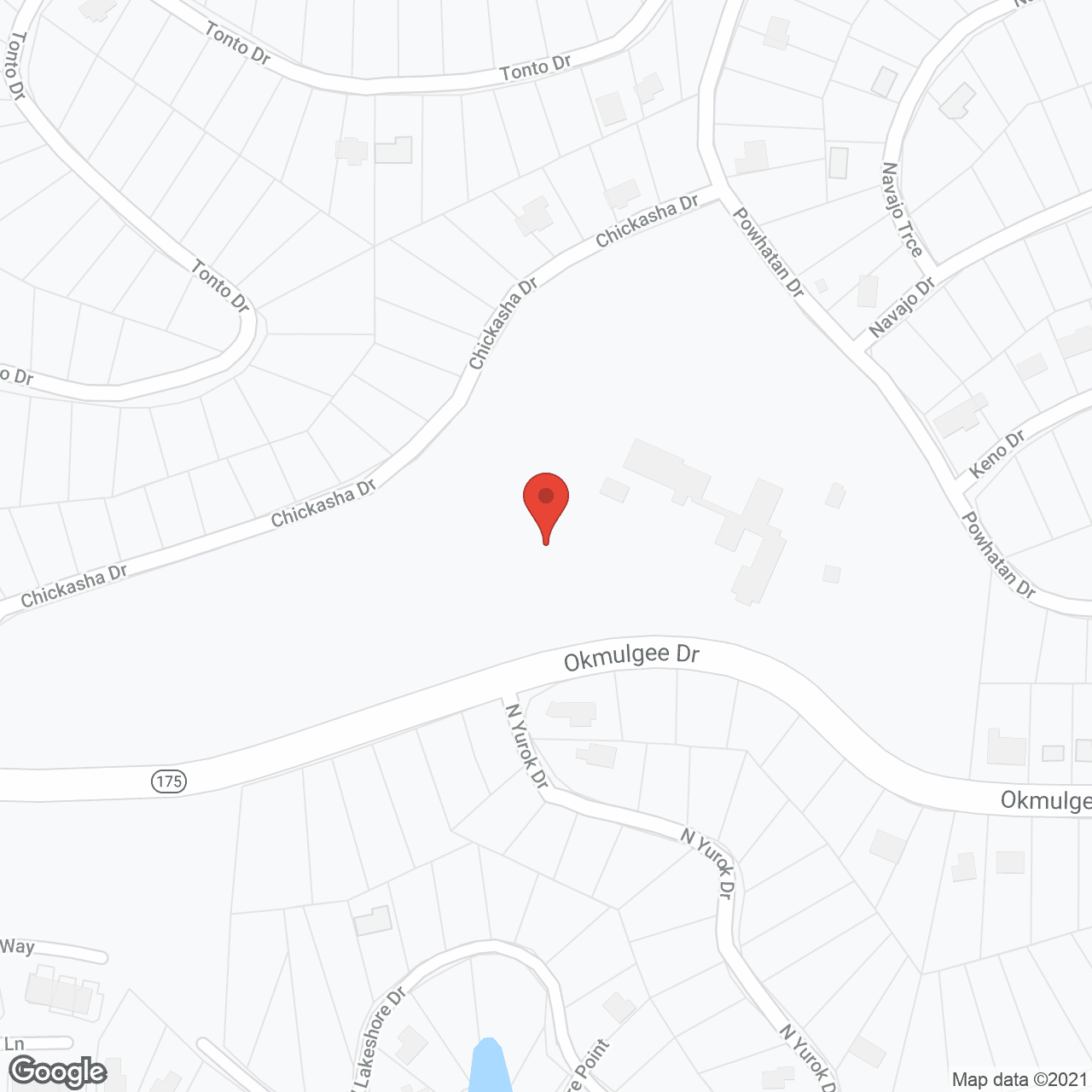 Map of the neighborhood around Fountain Place Christian Independent Living