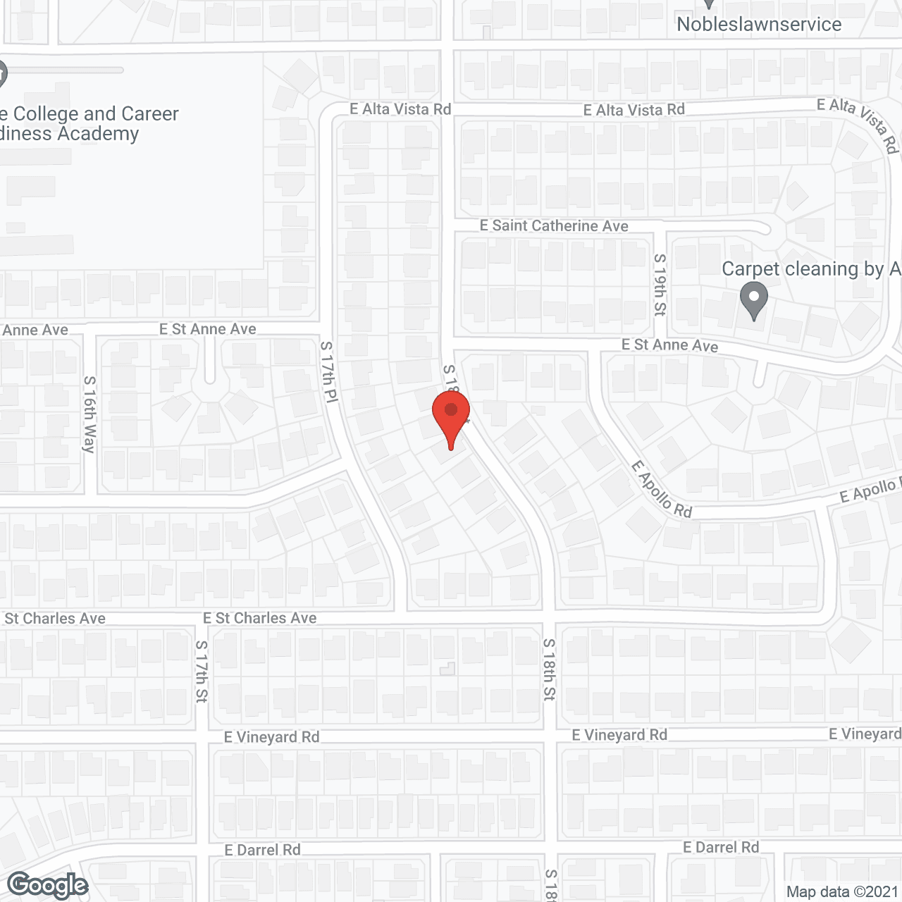 Map of the neighborhood around Affordable Assisted Living