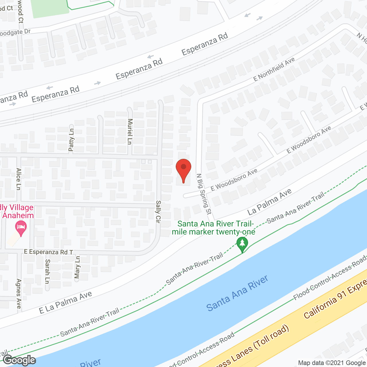 Map of the neighborhood around Select Senior Care, LLC