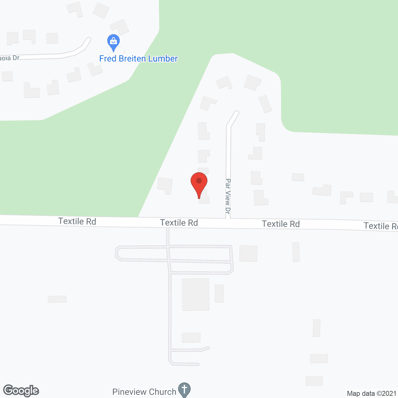 Map of the neighborhood around Sasse Par View Home