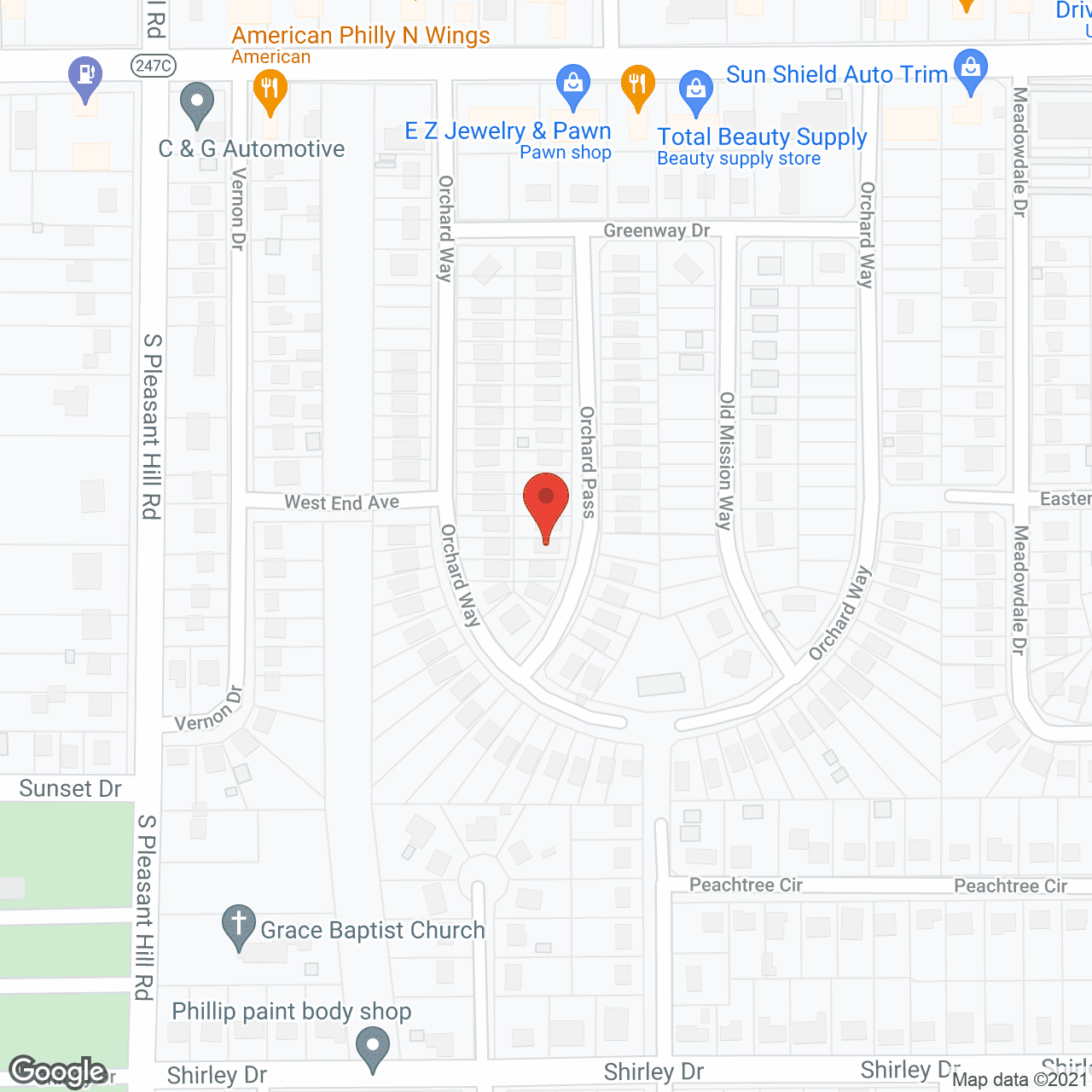 Map of the neighborhood around Sunrise Harbour PCH