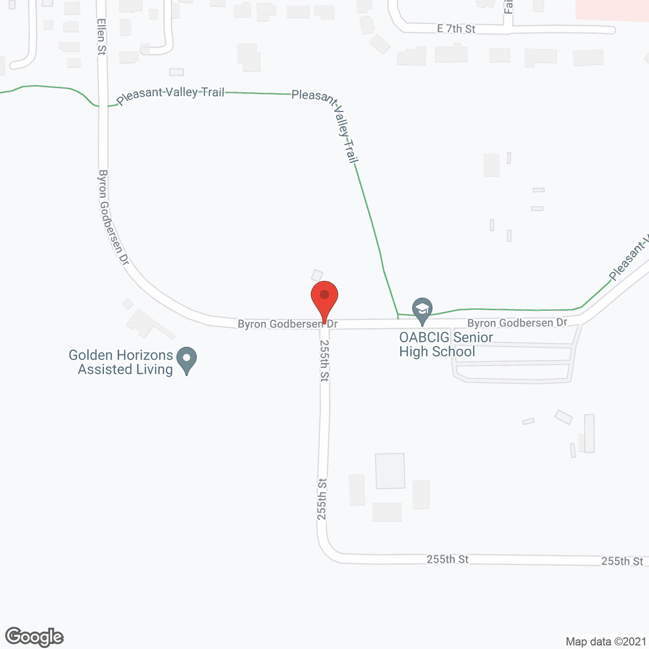 Map of the neighborhood around Golden Horizons of Ida Grove