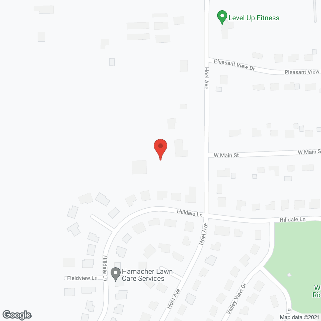 Map of the neighborhood around Greenwood Home