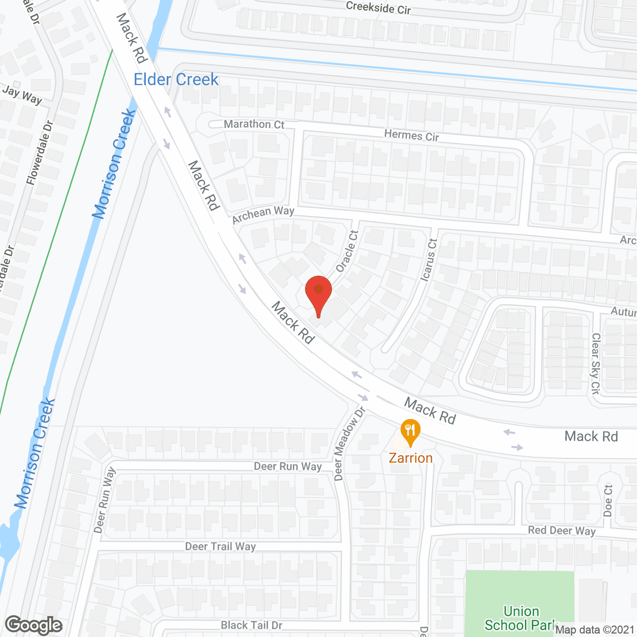 Map of the neighborhood around Smith Country Home