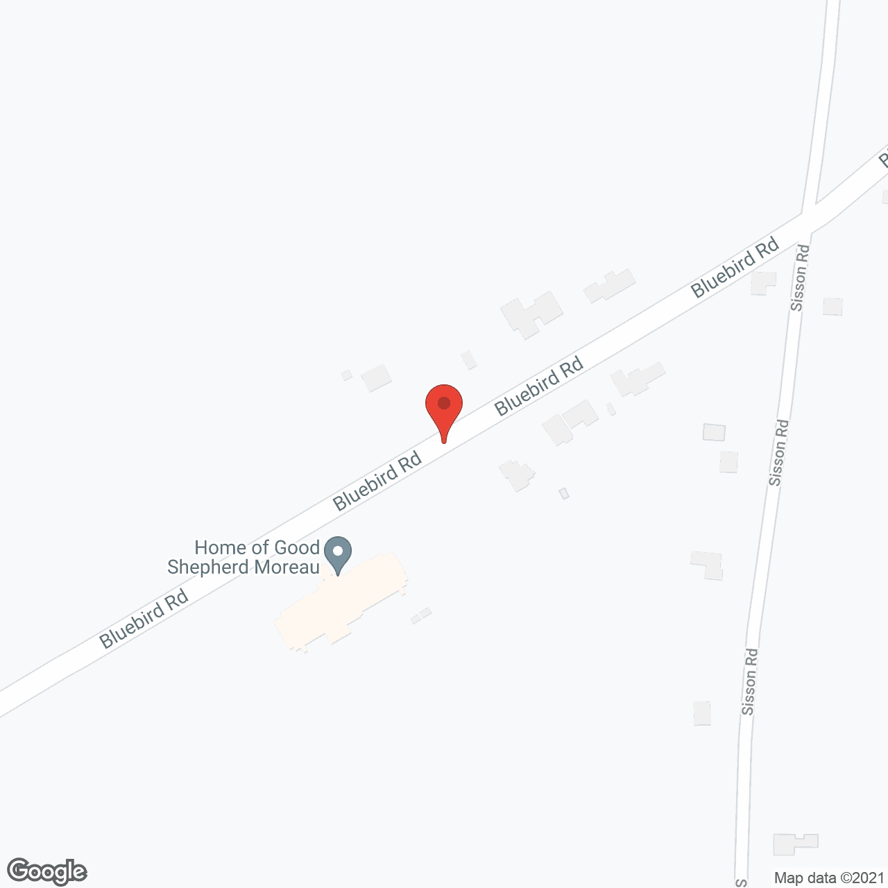 Map of the neighborhood around Home of the Good Shepherd Moreau
