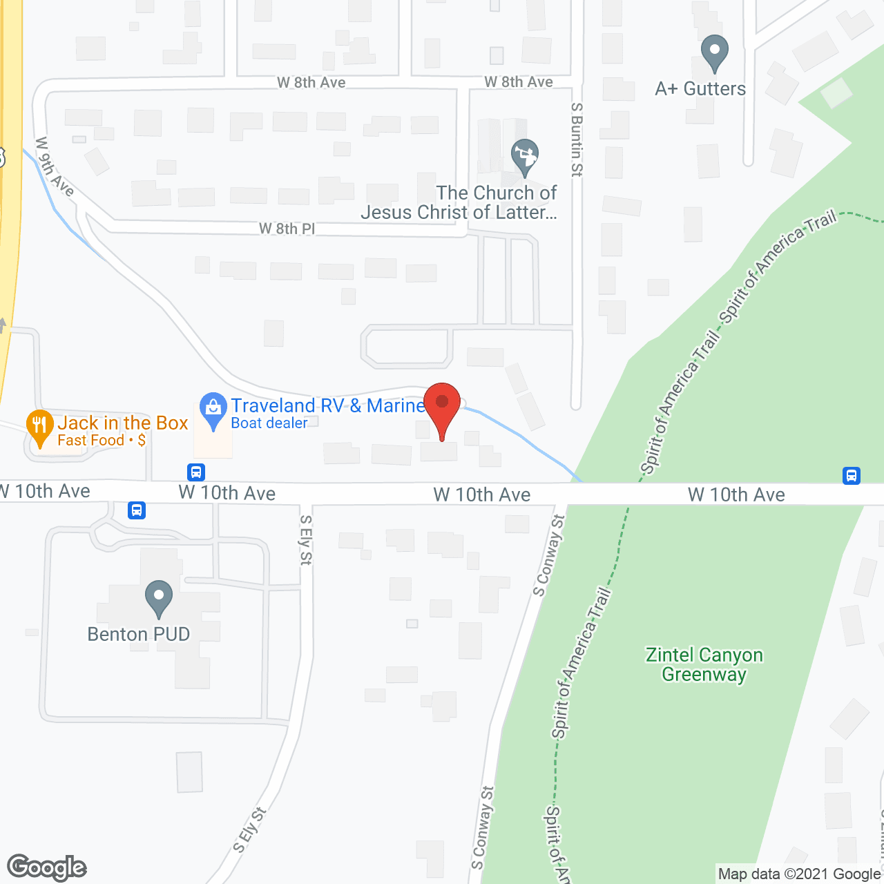 Map of the neighborhood around A Part of Our Family