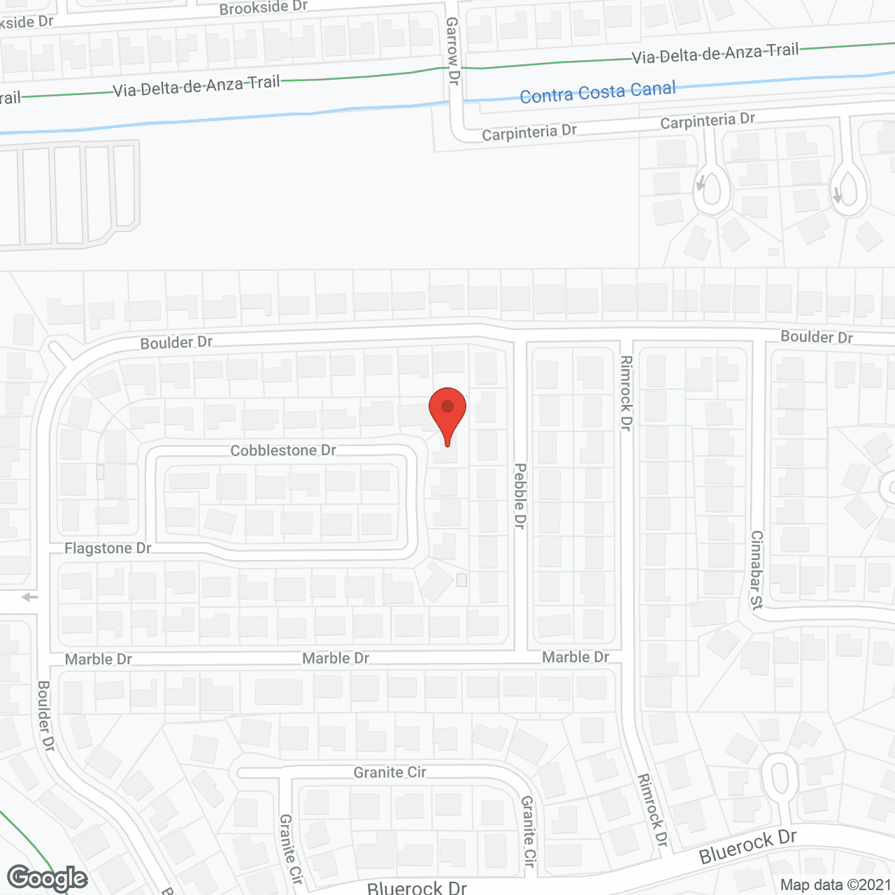 Map of the neighborhood around Cobblestone Care Home
