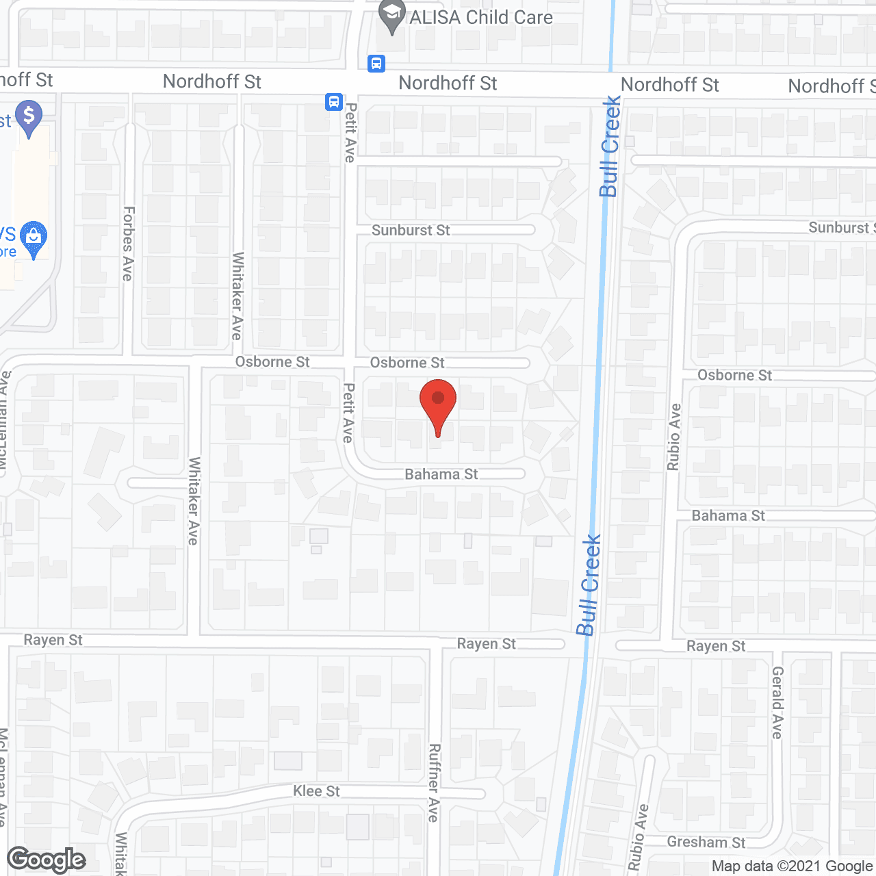 Map of the neighborhood around Arriola's Home Care