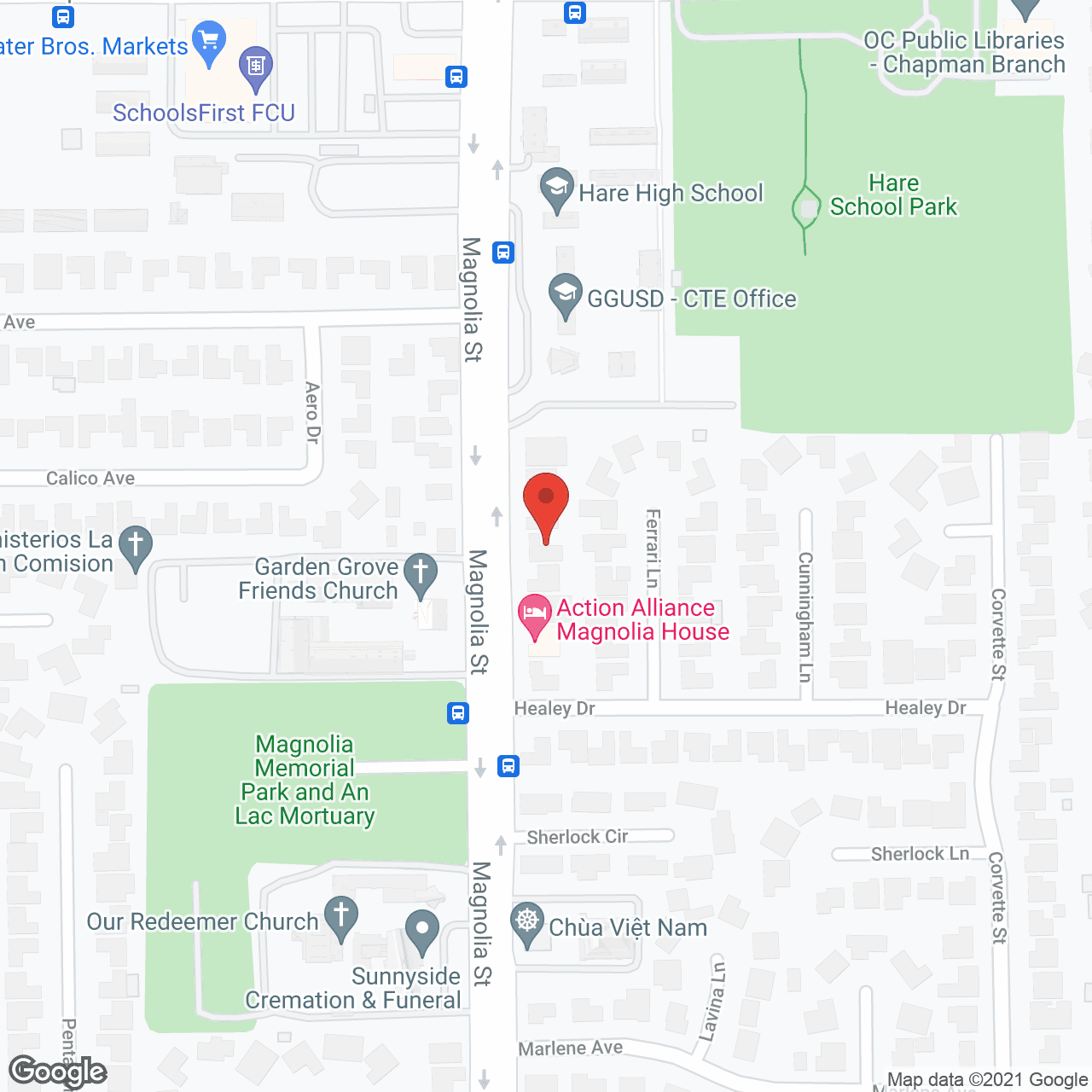 Map of the neighborhood around Alper's Care Home