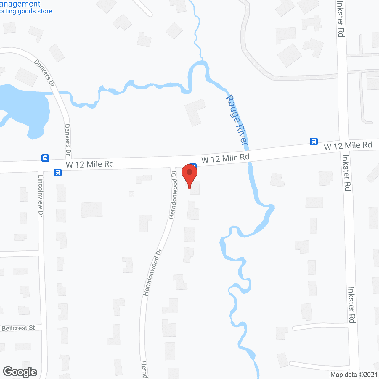 Map of the neighborhood around Care Assistant Living 3
