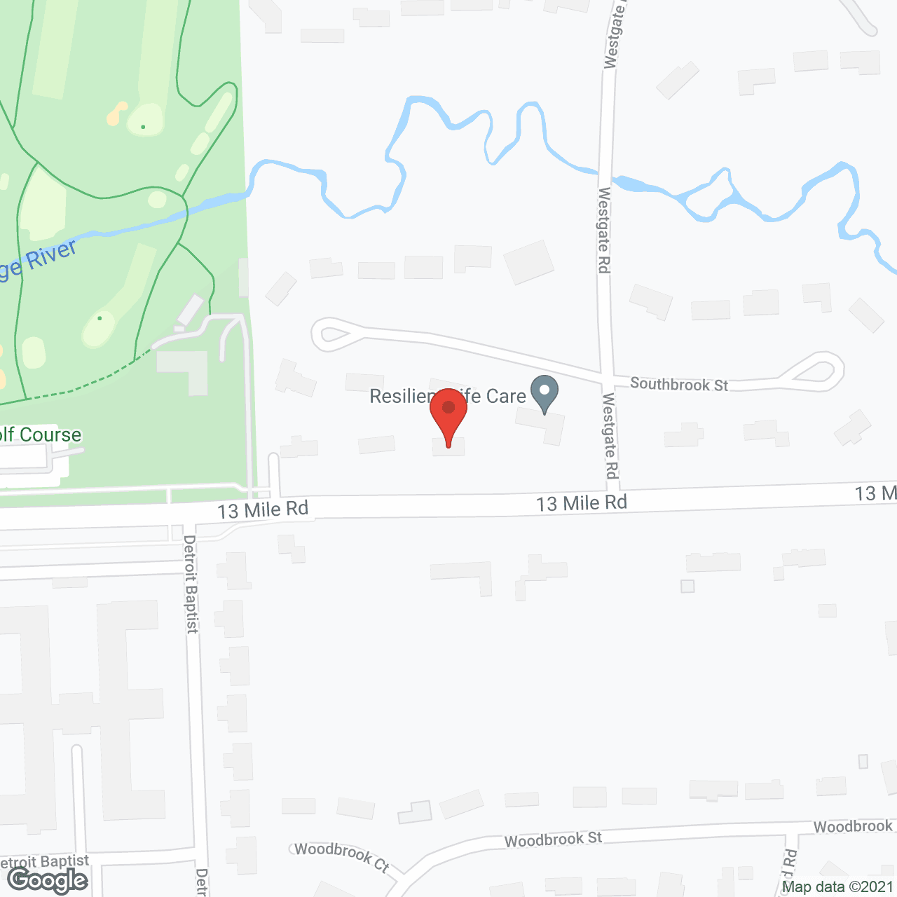 Map of the neighborhood around Care Assistant Living 2