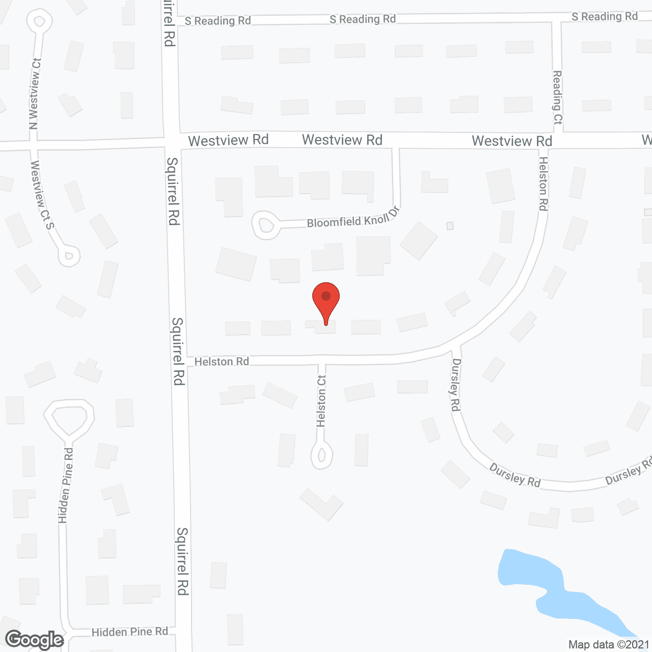 Map of the neighborhood around Wellington House