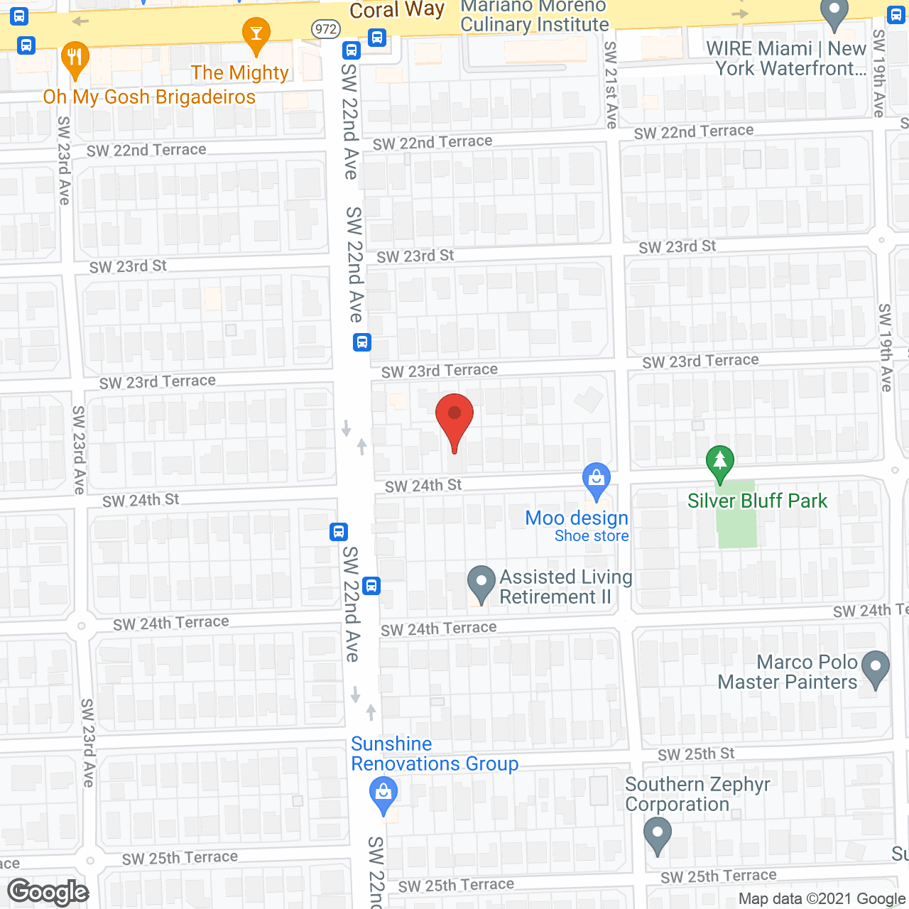 Map of the neighborhood around My Bells ALF