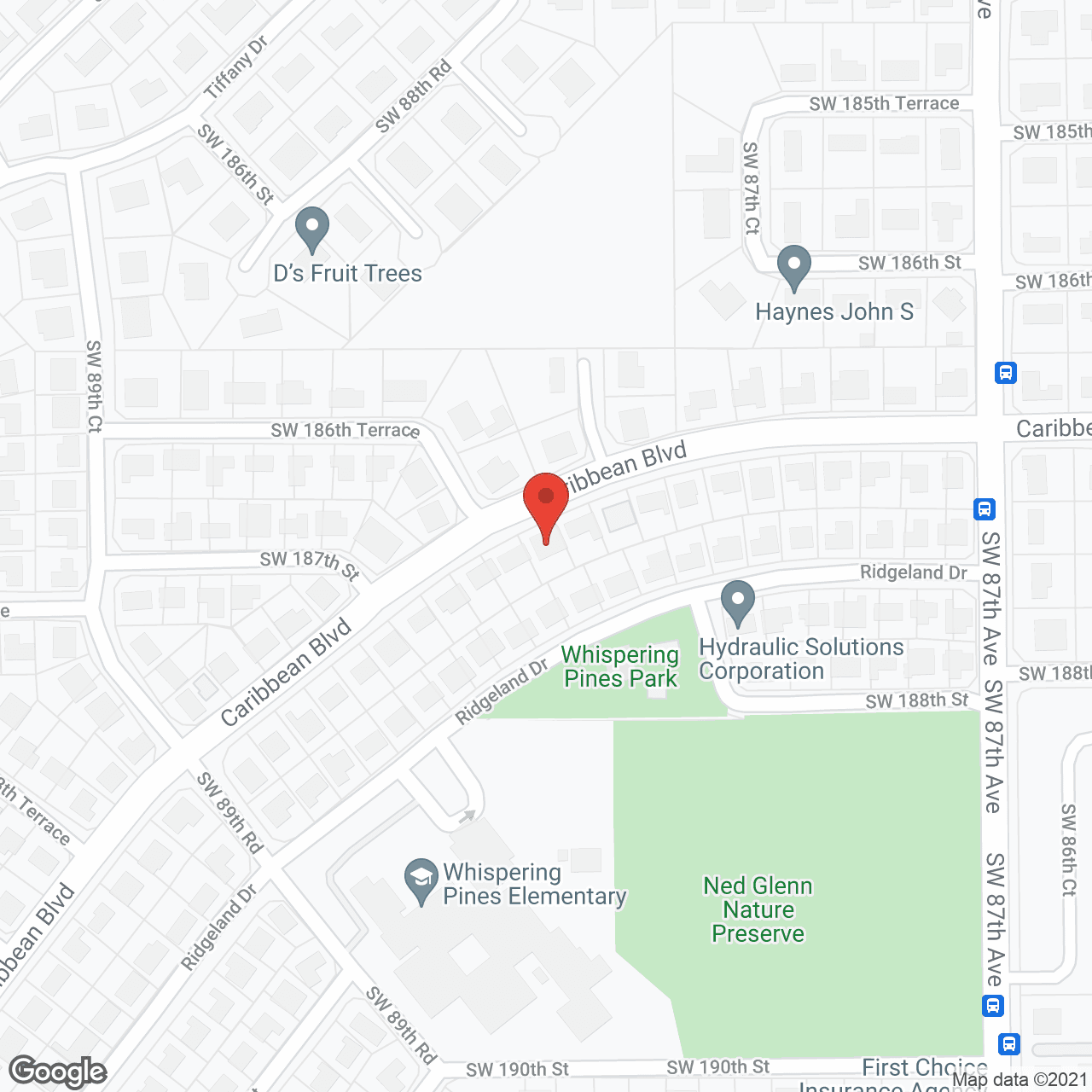 Map of the neighborhood around Marina ALF, INC
