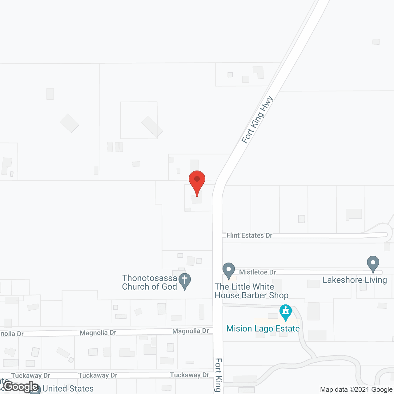 Map of the neighborhood around Bode Adult Family Care Home