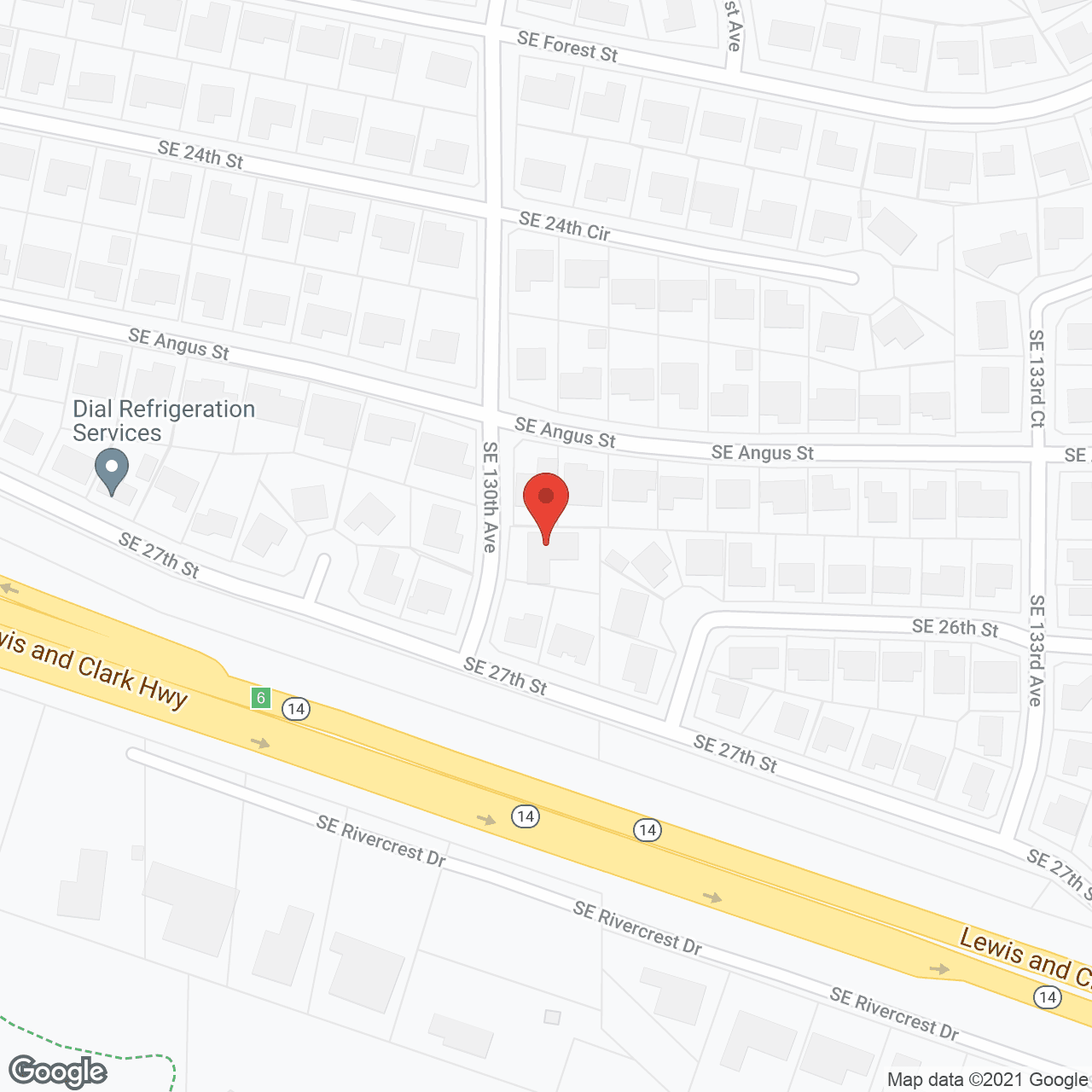 Map of the neighborhood around E and N Adult Foster Care LLC